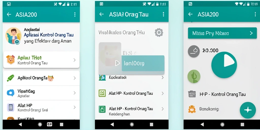 Tampilan antarmuka ASIA200 yang sederhana dan fungsional.