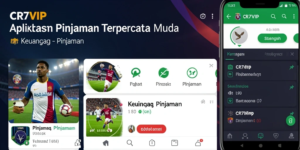 Antarmuka aplikasi CR7VIP yang intuitif dan user-friendly.